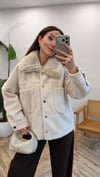 BEJ 5251 KÜRK YAKA PELUŞ CEKET 