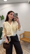 BEJ 5843 SİMLİ VOLANLI GÖMLEK 