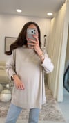 BEJ 7523 BASKILI SWEATSHİRT 