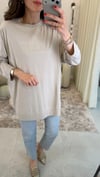 BEJ 7523 BASKILI SWEATSHİRT 