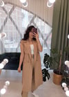 BEJ ÇİFT DÜĞMELİ TRENÇ YELEK 
