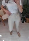 BEJ KETEN PANTOLON
