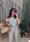 BEJ KETEN PANTOLON