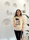 BEJ ORGANZE KOLLU SWEAT BEJ STD