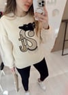 BEJ ORGANZE KOLLU SWEAT BEJ STD