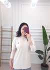 BEJ TRİKO BLUZ 