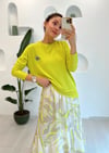 BEJ/NEON DESENLİ STREET ETEK