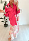 BEJ/PEMBE DESENLİ STREET ETEK