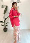 BEJ/PEMBE DESENLİ STREET ETEK