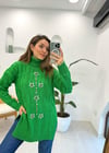 BENETTON 4222 TAŞ İŞLEMELİ KAZAK