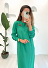 BENETTON BROŞ DETAY ELBİSE