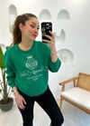 BENETTON PARLAK NAKIŞ KOLEJ SWEAT