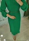 BENETTON PİLİSELİ ELBİSE 