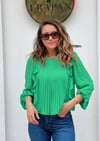 BENETTON  PİLİSELİ FIRFIRLI BLUZ 