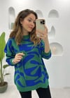 BENETTON-SAKS DALGA DESEN KAZAK 