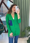 BENETTON VİSCON SATEN CEP DETAY HIRKA