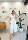 BEYAZ 0005 POPLİN ELBİSE