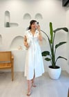 BEYAZ 0005 POPLİN ELBİSE