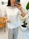BEYAZ 0018 TAŞLI TİŞÖRT 
