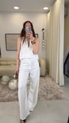 BEYAZ 0089 V YAKA TENCEL TAKIM 
