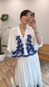 BEYAZ 0165 NAKIŞLI ETEK TAKIM 