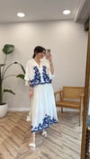 BEYAZ 0165 NAKIŞLI ETEK TAKIM 