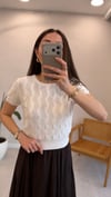 BEYAZ 0788 TRİKO BLUZ 
