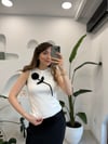 BEYAZ 1017 GÜL DESENLİ ATLET 