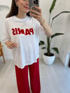 BEYAZ 1070 YAZILI TİŞÖRT