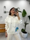 BEYAZ 1197 BASKILI SWEAT 