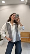 BEYAZ 172 TAŞLI GÖMLEK 