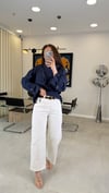 BEYAZ 2328 KEMERLİ PANTOLON 