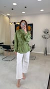 BEYAZ 2328 KEMERLİ PANTOLON 