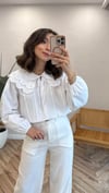BEYAZ 2975 NAKIŞ DTY GÖMLEK