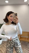 BEYAZ 31332 KAYIK YAKA CROP 