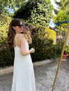 BEYAZ 3162 KETEN ELBİSE