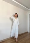 BEYAZ 3287 FİSTO ELBİSE