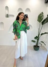 BEYAZ 3298 PİLELİ ETEK