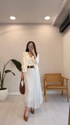 BEYAZ 3379 KEMERLİ ETEK 