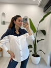 BEYAZ 35090 TENSEL GÖMLEK
