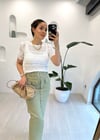 BEYAZ 4055 KISA KOL TRİKO 