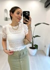 BEYAZ 4055 KISA KOL TRİKO 