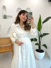 BEYAZ 4775 BRODE GÖMLEK ELBİSE