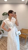 BEYAZ  4832 FİSTO ELBİSE 