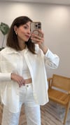 BEYAZ 4907 OVERSİZE GÖMLEK 