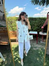 BEYAZ 50976 KETEN PANTOLON