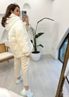 BEYAZ 6151 KAPİTONE MONT