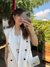 BEYAZ 6330 KETEN YELEK 