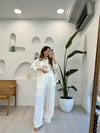 BEYAZ 7146 GÖMLEK PANTOLON TAKIM