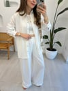 BEYAZ 7146 GÖMLEK PANTOLON TAKIM